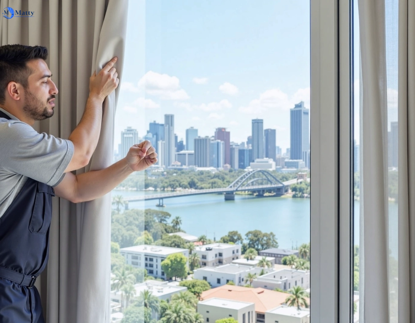 Professional curtain steam cleaning service kingsford-nsw QLD by Matty Curtain Cleaning