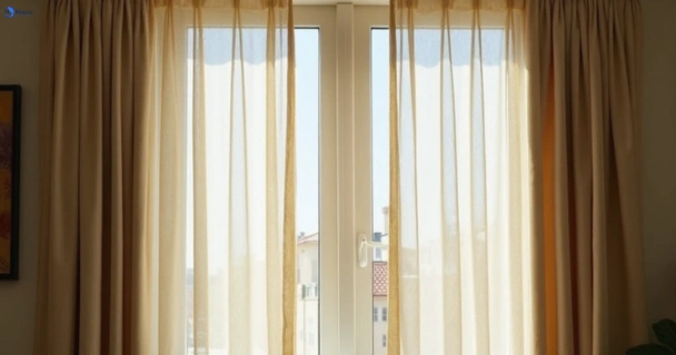 Dull dusty drapes in kingsford-nsw before professional cleaning